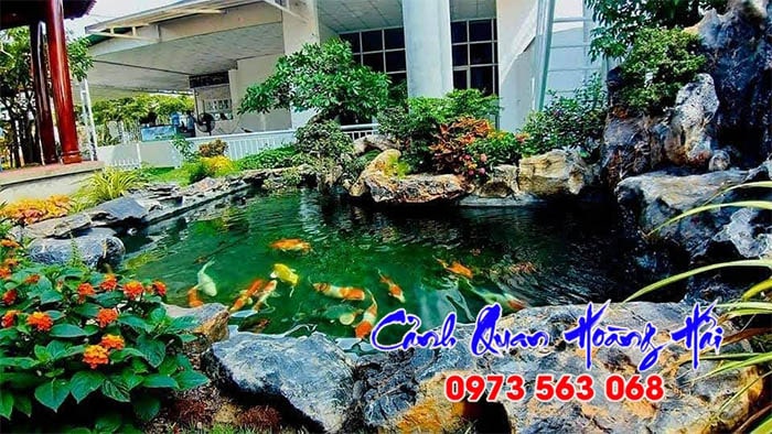 Hồ cá koi sân vườn Đồng Nai 01